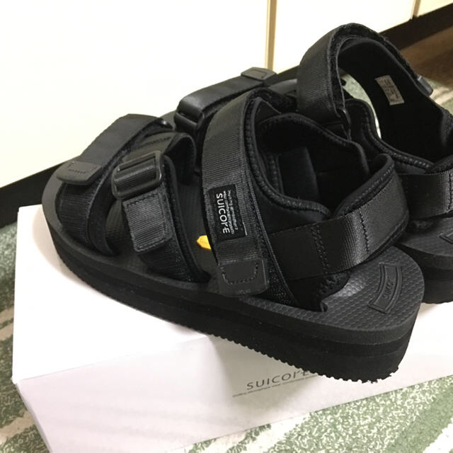 【2018ss新作】SUICOKE(スイコック)ベルクロ厚底サンダル