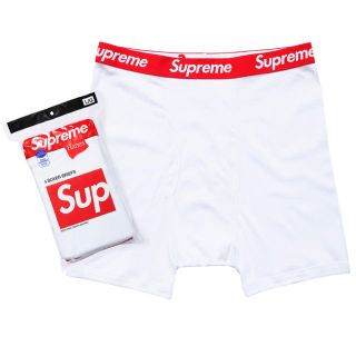 シュプリーム(Supreme)のsupreme ボクサーパンツ 白 Sサイズ 1枚(ボクサーパンツ)