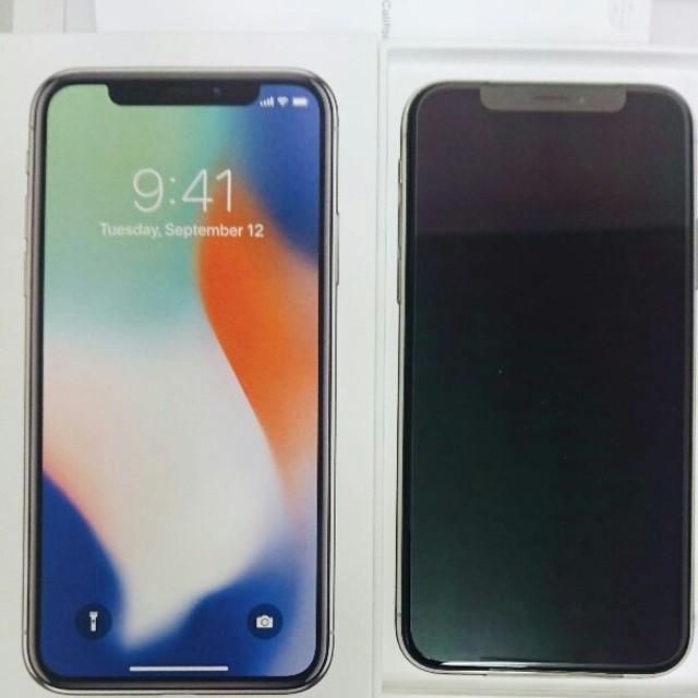 iPhone X Silver 64 GB docomo(SiM ロック有)