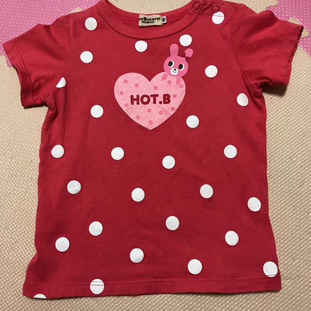 HOT BISCUITS(ホットビスケッツ)のホットビスケッツ Tシャツ B品 90 キッズ/ベビー/マタニティのキッズ服女の子用(90cm~)(Tシャツ/カットソー)の商品写真