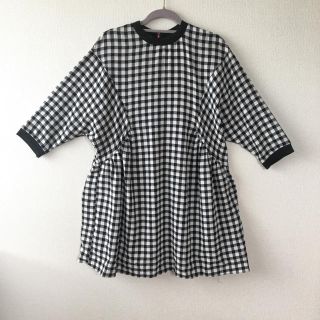 ザラ(ZARA)のZARAチェック柄チュニック(チュニック)