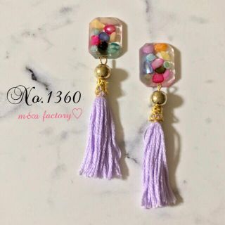 2wayシェル×タッセル♡ピアス(ピアス)