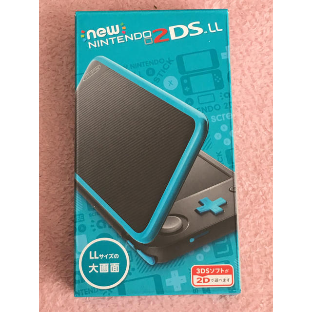 Newニンテンドー 2DSLL. ブラックxターコイズ  新品