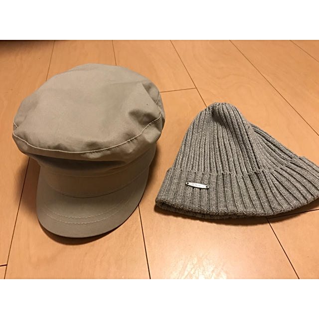 AZUL by moussy(アズールバイマウジー)のアズールバイマウジー キャスケットとサマーニット帽セット レディースの帽子(キャスケット)の商品写真