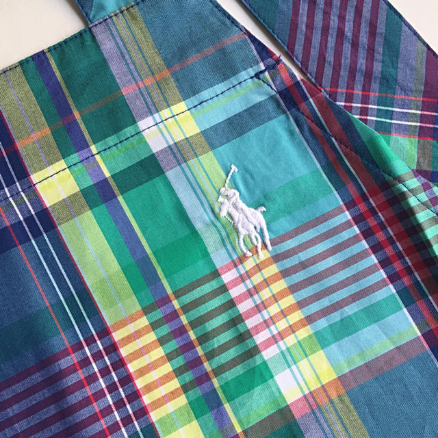 Ralph Lauren(ラルフローレン)の『ぽちさま専用』ラルフローレン☆エプロン《ケントンマドラス》《Green》 インテリア/住まい/日用品のインテリア/住まい/日用品 その他(その他)の商品写真