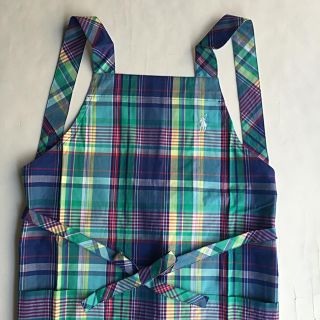 ラルフローレン(Ralph Lauren)の『ぽちさま専用』ラルフローレン☆エプロン《ケントンマドラス》《Green》(その他)