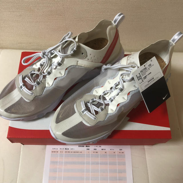 NIKE(ナイキ)のNIKE  REACT  ELEMENT 87 メンズの靴/シューズ(スニーカー)の商品写真