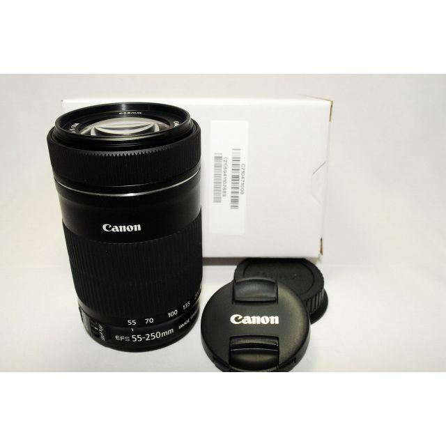 Canon(キヤノン)のほぼ新品！Canon EF-S 55-250mm IS STM☆手ブレ補正！軽量 スマホ/家電/カメラのカメラ(デジタル一眼)の商品写真