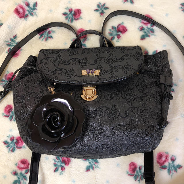 ANNA SUI  星柄　リュック　蝶　アナスイ