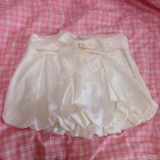 リズリサ(LIZ LISA)のリズリサ♡ バルーンホワイトスカート♡(ミニスカート)