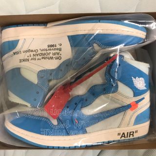 ナイキ(NIKE)の26.5最安値 air jordan1 off-white  (スニーカー)