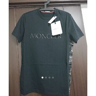 モンクレール(MONCLER)のモンクレール Tシャツ 正規品 半袖  新品未使用 ブラック(Tシャツ/カットソー(半袖/袖なし))