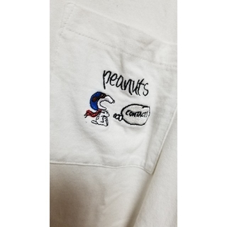 ニコアンド(niko and...)のniko and...  peanuts コラボTシャツ Lサイズ(Tシャツ/カットソー(半袖/袖なし))
