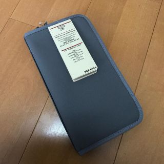 ムジルシリョウヒン(MUJI (無印良品))の無印良品 パスポートケース グレー(日用品/生活雑貨)