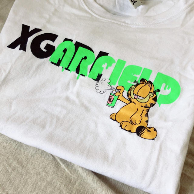 X-girl(エックスガール)のX-girl ガーフィールドコラボT レディースのトップス(Tシャツ(半袖/袖なし))の商品写真