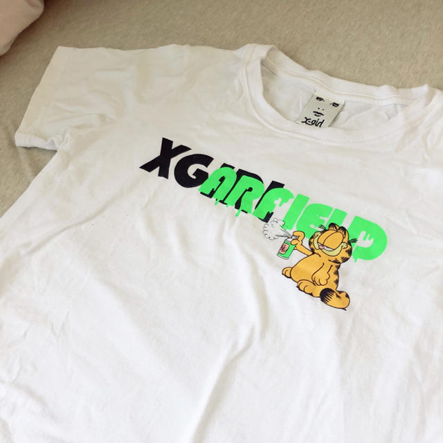 X-girl(エックスガール)のX-girl ガーフィールドコラボT レディースのトップス(Tシャツ(半袖/袖なし))の商品写真