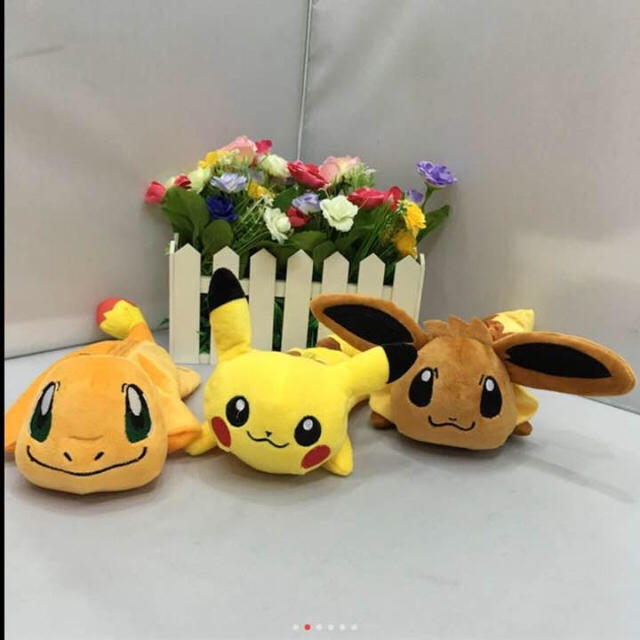 ポケモン(ポケモン)のポケモン ピカチュウ ペンケース 筆箱 ポーチ バッグ ペン 小物入れ インテリア/住まい/日用品の文房具(ペンケース/筆箱)の商品写真