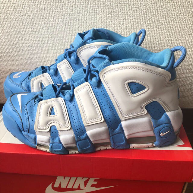 Nike Nike Air More Uptempo モアテン 水色の通販 By おせち S Shop