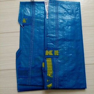 イケア(IKEA)の【新品】イケア　IKEA　ブルーバック２枚セット(ショップ袋)