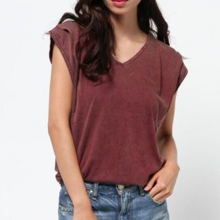 マウジー(moussy)のmoussy. SHOULDER TUCK TOPS(Tシャツ(半袖/袖なし))