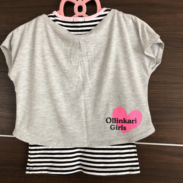 OLLINKARI(オリンカリ)のOLLINKARI Tシャツ＆タンクトップ セット130 キッズ/ベビー/マタニティのキッズ服女の子用(90cm~)(Tシャツ/カットソー)の商品写真