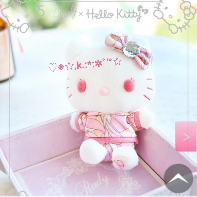 Rady - Rady Hello Kittyミルフルールマーブルキーホルダー チャームの通販 by ATM払いはコメント必須｜レディーならラクマ