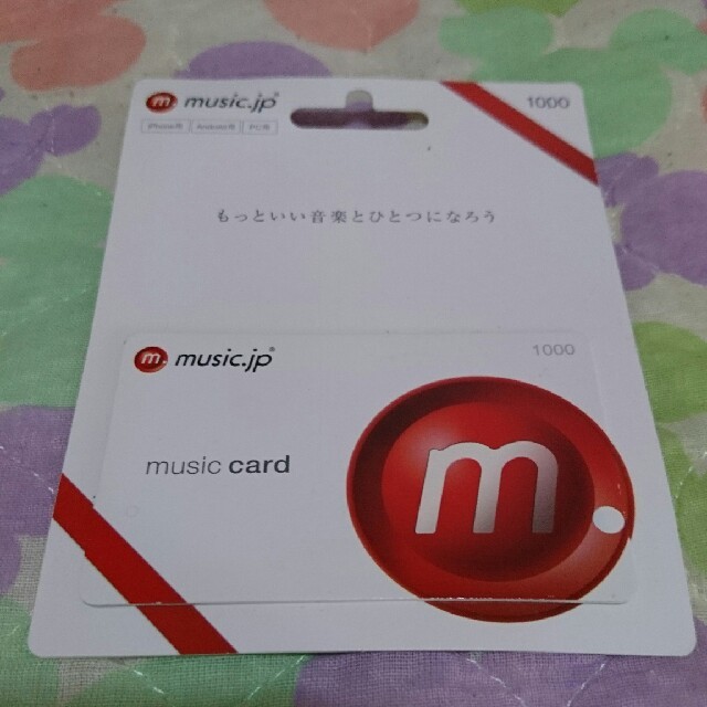 music.jp card 1000円分 その他のその他(その他)の商品写真