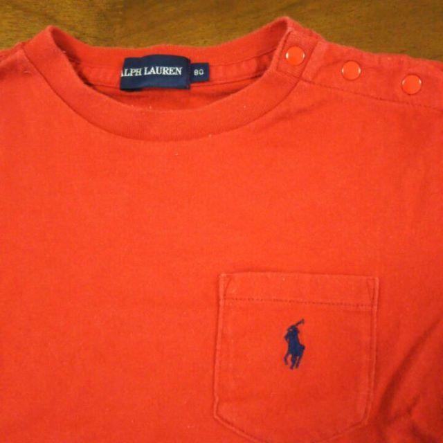 Ralph Lauren(ラルフローレン)の再値下げ☆ラルフ・ローレン☆半袖Tシャツ☆80~90 キッズ/ベビー/マタニティのベビー服(~85cm)(Ｔシャツ)の商品写真