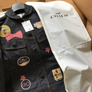 【正規極美品】COACH   Gジャン デニムジャケット　コーチ　プリント