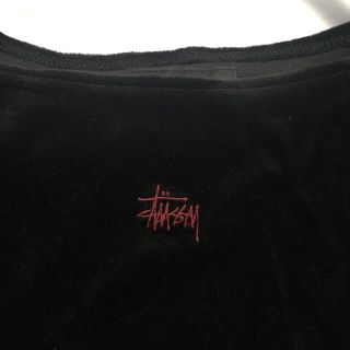 ステューシー(STUSSY)の【stussy women】ベロアオフショルT(Tシャツ(半袖/袖なし))