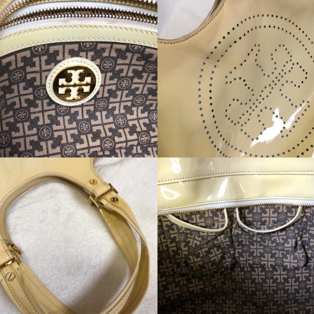 Tory Burch(トリーバーチ)のTory Burch トリーバーチ トートバッグ エナメル 正規品 レディースのバッグ(トートバッグ)の商品写真