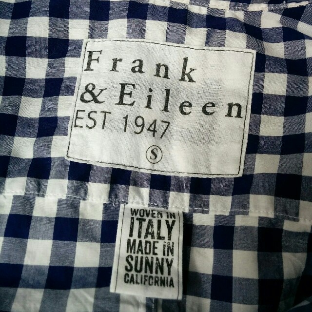 未使用 極美品 Frank\u0026Eileen BARRY チェックシャツ XS