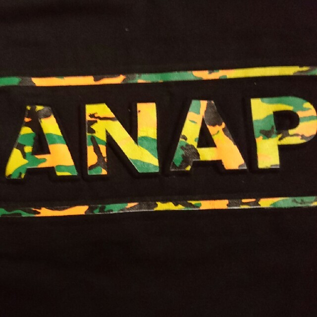ANAP Kids(アナップキッズ)の🐻アナップキッズ ロンT黒🐻 キッズ/ベビー/マタニティのキッズ服男の子用(90cm~)(Tシャツ/カットソー)の商品写真