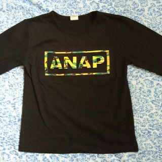 アナップキッズ(ANAP Kids)の🐻アナップキッズ ロンT黒🐻(Tシャツ/カットソー)