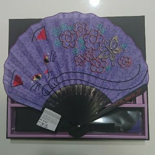 アナスイ(ANNA SUI)の新品・未使用！ アナスイ 扇子 【紫】(その他)