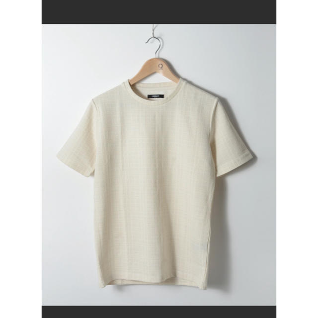 MORGAN HOMME(モルガンオム)のMORGAN HOMME  チェックワッフルTシャツ メンズのトップス(Tシャツ/カットソー(半袖/袖なし))の商品写真