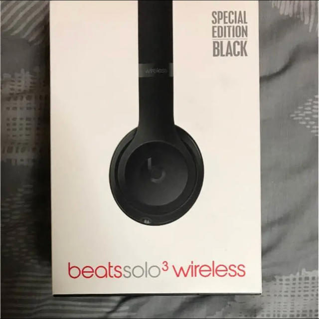 Beats by Dr Dre(ビーツバイドクタードレ)のBeats solo 3 wireless BLACK ワイヤレスヘッドホン スマホ/家電/カメラのオーディオ機器(ヘッドフォン/イヤフォン)の商品写真