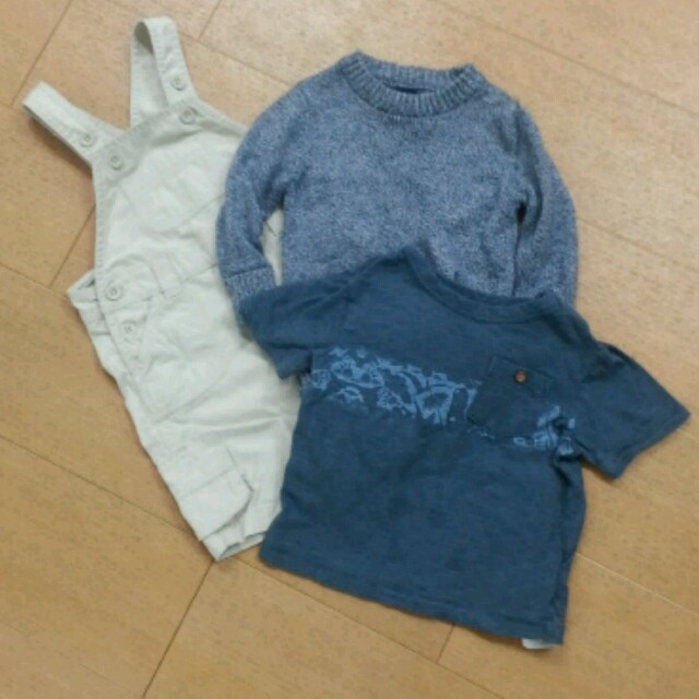 GAP Kids(ギャップキッズ)のgap　80　３セット キッズ/ベビー/マタニティのキッズ/ベビー/マタニティ その他(その他)の商品写真