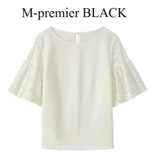 エムプルミエ(M-premier)の今季新品M-premierBLACK　￥19,440円　C327-015(シャツ/ブラウス(半袖/袖なし))