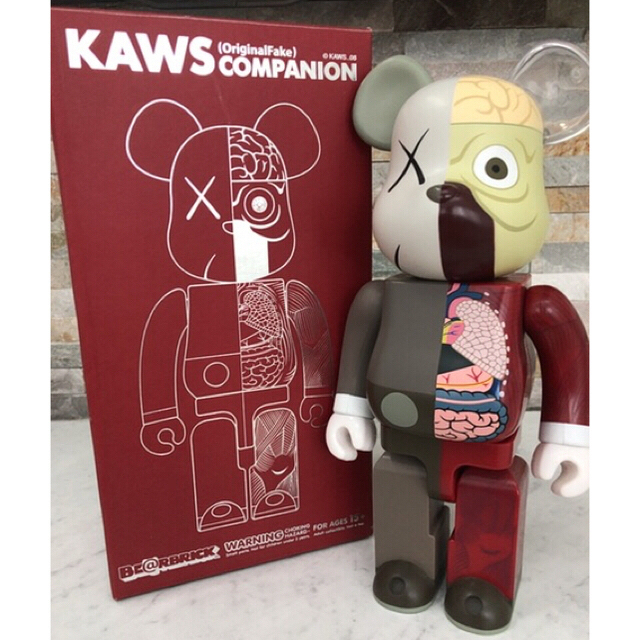 12月スーパーSALE 15%OFF】 MEDICOM TOY - be@rbrick 400% kaws 人体