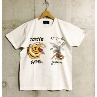 SAPEur サプール USA FLAG Tシャツ 黒 XL 国旗