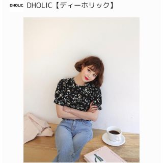 ディーホリック(dholic)のディーホリック  今期 ショートパフスリーブ花柄ブラウス(シャツ/ブラウス(半袖/袖なし))