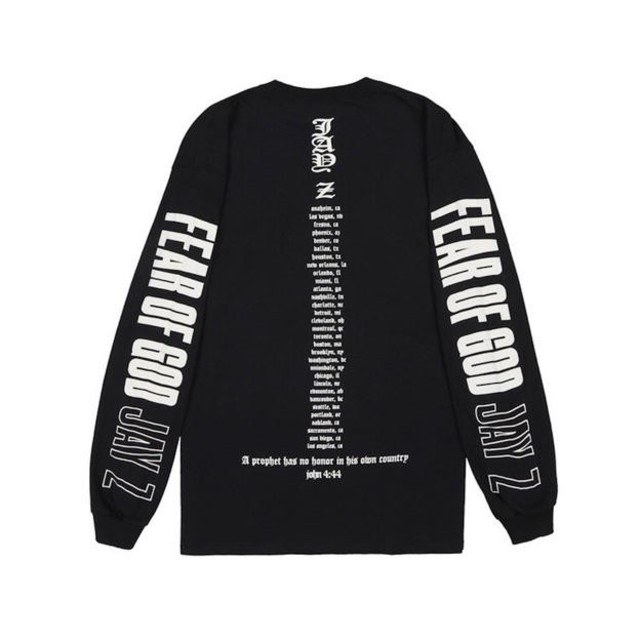 FEAR OF GOD - FEAR OF GOD JAY-Z Forum Long Sleeve Teeの通販 by かれーぱん屋|フィアオブゴッド ならラクマ FEAR OF GOD - FEAR OF GOD JAY-Z Forum Long Sleeve Teeの通販 by かれーぱん屋|フィアオブゴッド ならラクマ