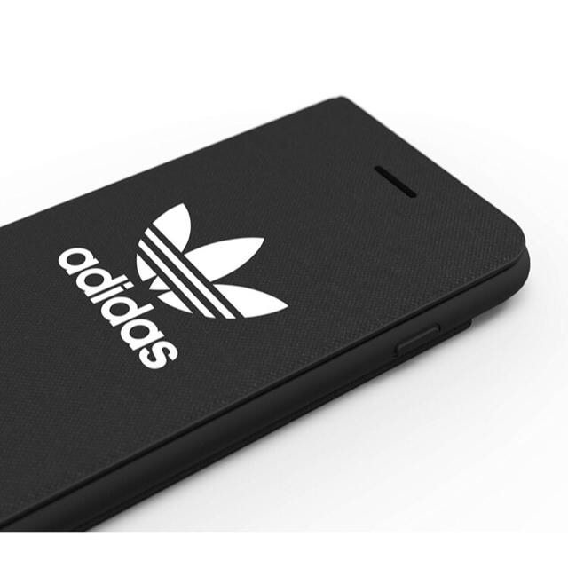 adidasオリジナルス iPhone6/6S/7/8ケース 手帳型 ブラック