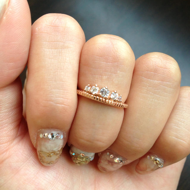 ete♡K10 ピンキーRing レディースのアクセサリー(リング(指輪))の商品写真