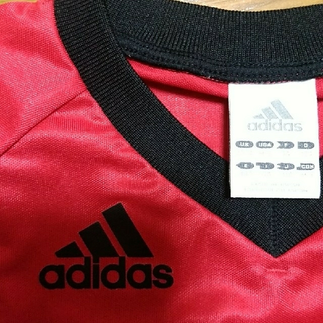 adidas(アディダス)の【試着のみ】アディダス トレーニング半袖Tシャツ 110 Adidas サッカー キッズ/ベビー/マタニティのキッズ服男の子用(90cm~)(Tシャツ/カットソー)の商品写真