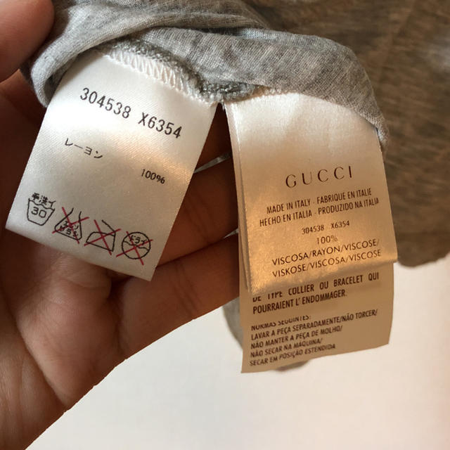 Gucci(グッチ)のGUCCI Tシャツ xs たかポン様 メンズのトップス(Tシャツ/カットソー(半袖/袖なし))の商品写真