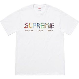 シュプリーム(Supreme)のSupreme Rocks Tee 白 M L(Tシャツ/カットソー(半袖/袖なし))