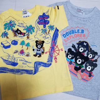 ダブルビー(DOUBLE.B)の新品タグつき ミキハウス ダブルビー Tシャツセット(Tシャツ/カットソー)