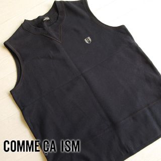 コムサイズム(COMME CA ISM)の未使用 M〜L位 コムサイズム タンクトップ ブラック(ベスト)